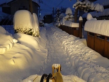 除雪作業